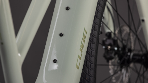 BICICLETA ELECTRICA CUBE EDITOR HYBRID SLX 400X TRAPEZE REEDBEIGE CHROME 2026 50 cm [2]