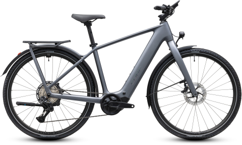 Ciclism - BICICLETA ELECTRICA CUBE KATHMANDU HYBRID C:62 SLT 400X ASHGREY PRIZM 2027 62 cm