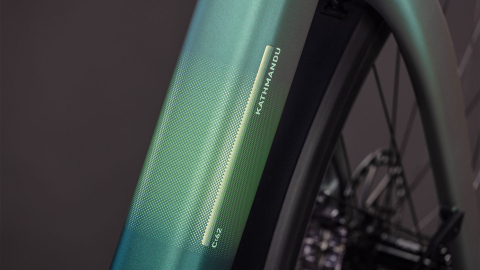 BICICLETA ELECTRICA CUBE KATHMANDU HYBRID C:62 SLT 400X EASY ENTRY SEAFOAM CHROME 2026 50cm [3]