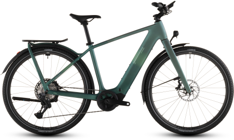 Biciclete - BICICLETA ELECTRICA CUBE KATHMANDU HYBRID C:62 SLT 400X SEAFOAM CHROME 2026 58 cm