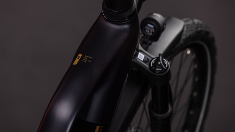 BICICLETA ELECTRICA CUBE KATHMANDU HYBRID COMFORT SLX 800 TRAPEZE SOLARECLIPSE GOLD 2026 58cm [1]