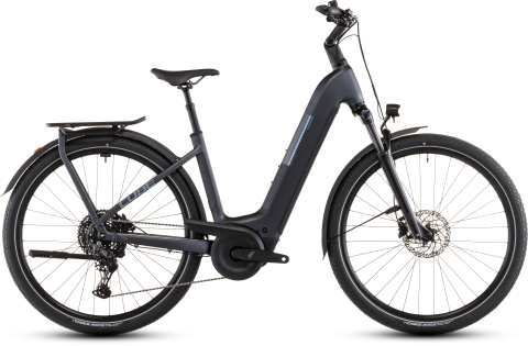 BICICLETA ELECTRICA CUBE KATHMANDU HYBRID ONE 800 EASY ENTRY METALLICGREY GREY 2026 58cm [0]