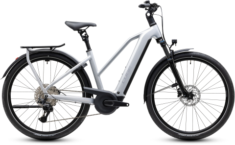 Ciclism - BICICLETA ELECTRICA CUBE KATHMANDU HYBRID ONE 800 TRAPEZE SILVERSTAR REFLEX 2027 54 cm