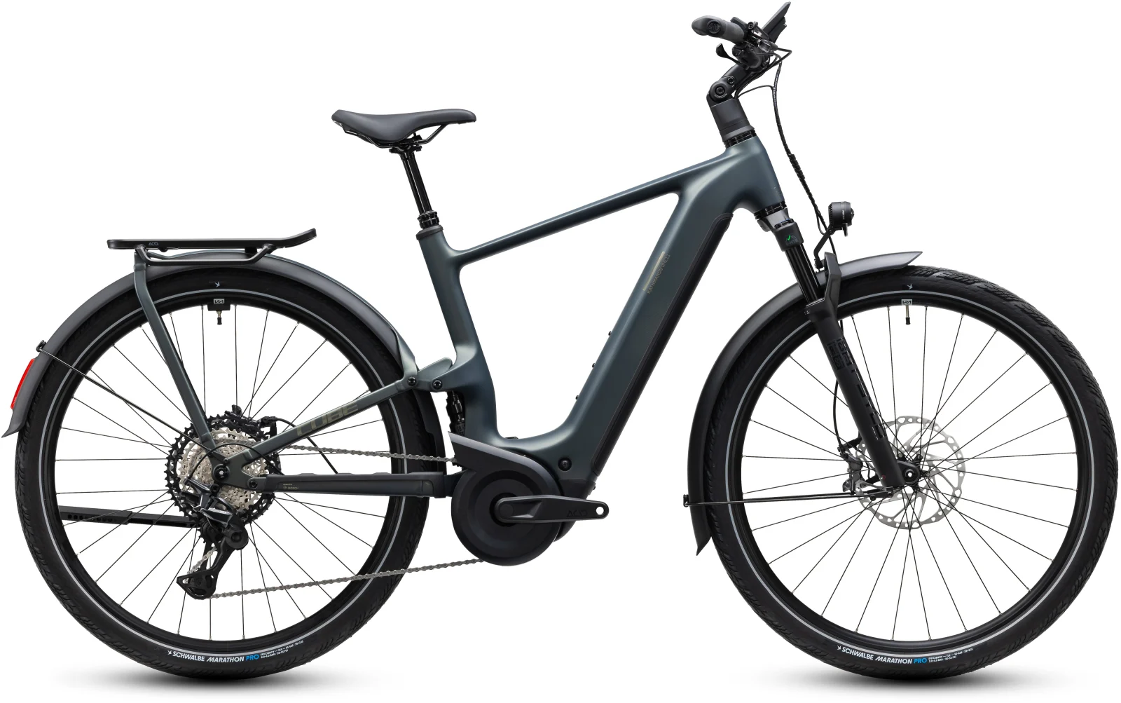 Biciclete - BICICLETA ELECTRICA CUBE KATHMANDU HYBRID ONE11 HPC SLX 800 SAGEBRUSHGREEN CHROME 2027 54 cm