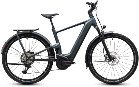 Ciclism - BICICLETA ELECTRICA CUBE KATHMANDU HYBRID ONE11 HPC SLX 800 SAGEBRUSHGREEN CHROME 2027 58 cm
