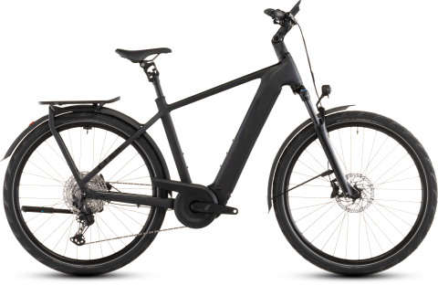 Biciclete - BICICLETA ELECTRICA CUBE KATHMANDU HYBRID PRO 800 COAL BLACK 2026 54 cm