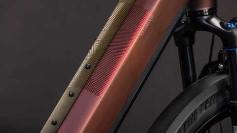 BICICLETA ELECTRICA CUBE KATHMANDU HYBRID PRO 800 EASY ENTRY SUNGLOW CHROME 2026 50 cm [2]