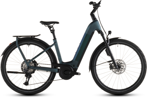 Biciclete - BICICLETA ELECTRICA CUBE KATHMANDU HYBRID SLT 800 EASY ENTRY DUSKWOOD GOBLIN 2026 54 cm