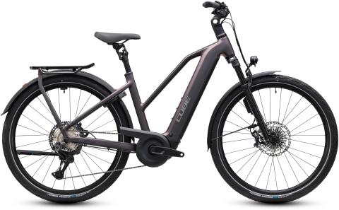 Ciclism - BICICLETA ELECTRICA CUBE KATHMANDU HYBRID SLT 800 TRAPEZE MYSTICGRAPHITE REFLEX 2027 50 cm