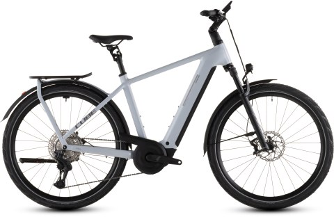 Biciclete - BICICLETA ELECTRICA CUBE KATHMANDU HYBRID SLX 800 FOGGREY GREY 2026 54 cm