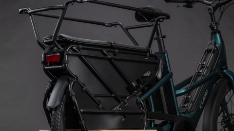 BICICLETA ELECTRICA CUBE LONGTAIL HYBRID FAMILY 800 ROYALGREEN BLACK 2026 One Size [3]