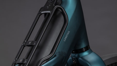 BICICLETA ELECTRICA CUBE LONGTAIL HYBRID FAMILY 800 ROYALGREEN BLACK 2026 One Size [1]