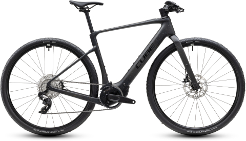 Ciclism - BICICLETA ELECTRICA CUBE NULANE HYBRID C:62 SLX 400X MINERALBLACK ORANGE 2027 M