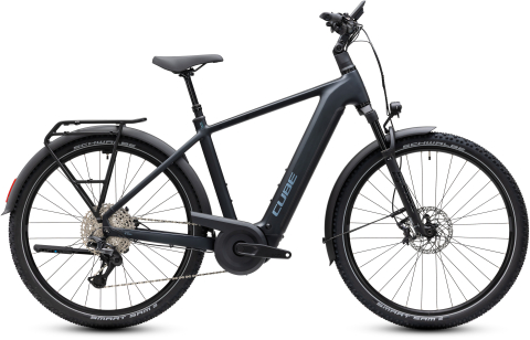 Ciclism - BICICLETA ELECTRICA CUBE NURIDE HYBRID EXC 800 COAL CHROME 2027 58 cm