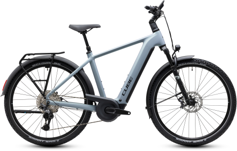 Biciclete - BICICLETA ELECTRICA CUBE NURIDE HYBRID EXC 800 SEAGREY BLACK 2027 50 cm