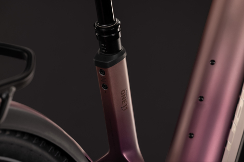 BICICLETA ELECTRICA CUBE NURIDE HYBRID ONE11 HPC SLX 800 EASY ENTRY MAUVE BLACK 2027 54 cm [3]
