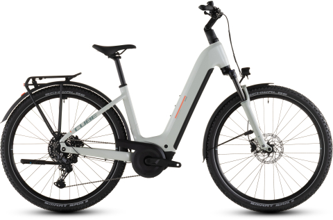 Ciclism - BICICLETA ELECTRICA CUBE NURIDE HYBRID PERFORMANCE 600 EASY ENTRY DESERTSTONE GREY 2026 46 cm