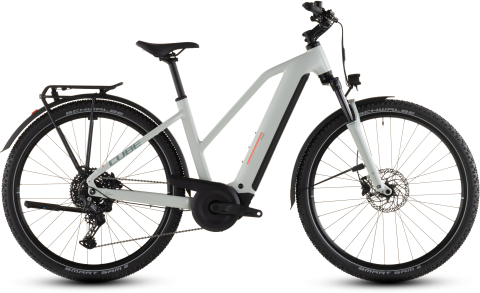 BICICLETA ELECTRICA CUBE NURIDE HYBRID PERFORMANCE 600 TRAPEZE DESERTSTONE GREY 2026 58cm [0]