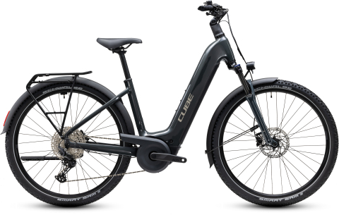 Biciclete - BICICLETA ELECTRICA CUBE NURIDE HYBRID PERFORMANCE 720 EASY ENTRY SHADOWGREY GREY 2027 54 cm