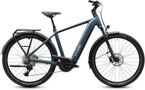 Biciclete - BICICLETA ELECTRICA CUBE NURIDE HYBRID PRO 800 DEEPTEAL BLUE 2027 62 cm