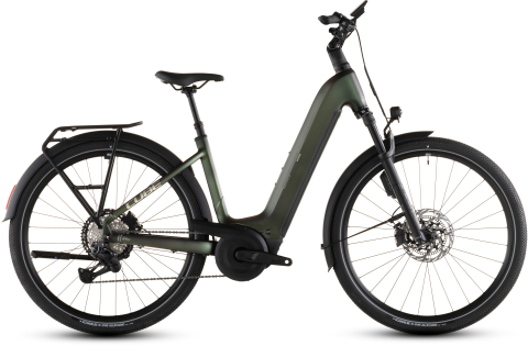 Ciclism - BICICLETA ELECTRICA CUBE NURIDE HYBRID SLT 800 EASY ENTRY STELLAR CHROME 2026 50 cm
