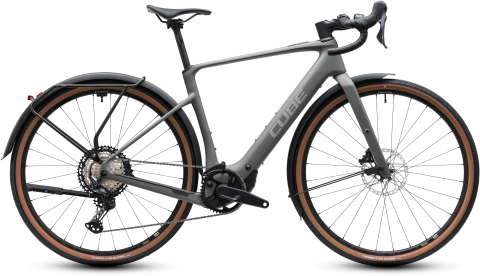 Ciclism - BICICLETA ELECTRICA CUBE NUROAD HYBRID C:62 RACE 400X FE OLDGREY GREY 2027 M