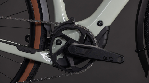 BICICLETA ELECTRICA CUBE NUROAD HYBRID C:62 RACE 400X FE REEDBEIGE BLACK 2026 M [4]