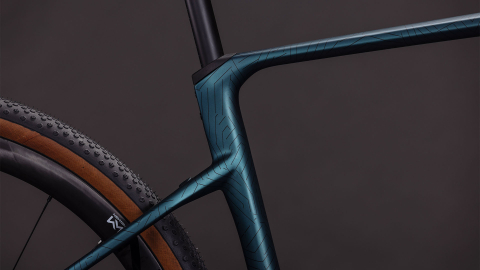 BICICLETA ELECTRICA CUBE NUROAD HYBRID C:62 SLT 400X ROYALGREEN CRISSCROSS 2026 XS [3]