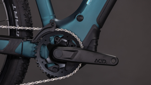 BICICLETA ELECTRICA CUBE REACTION HYBRID ONE 600 ROYALGREEN PRISM 2026 cadru S (16") - roti 27.5 [4]