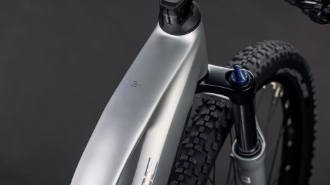 BICICLETA ELECTRICA CUBE REACTION HYBRID ONE 600 TRAPEZE SLEEKGREY PRISM 2026 cadru M (18") - roti 29 [1]