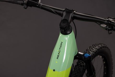 BICICLETA ELECTRICA CUBE REACTION HYBRID ONE 720 EASY ENTRY  CACTUS BLACK 2027 M [1]