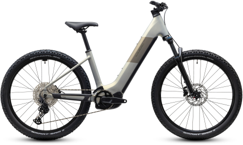 Biciclete - BICICLETA ELECTRICA CUBE REACTION HYBRID ONE 720 EASY ENTRY  PEARLSILVER CHROME 2027 S