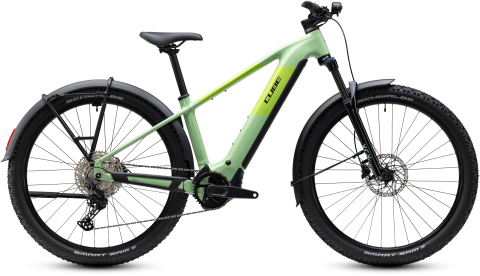 Biciclete - BICICLETA ELECTRICA CUBE REACTION HYBRID ONE 720  FE CACTUS BLACK 2027 cadru XL (22") - roti 29