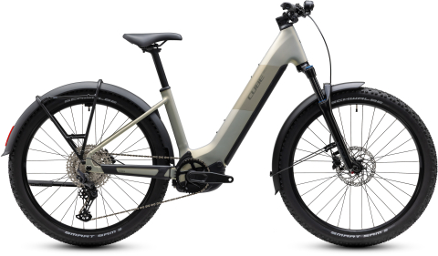 Biciclete - BICICLETA ELECTRICA CUBE REACTION HYBRID ONE 720 FE EASY ENTRY PEARLSILVER CHROME 2027 M