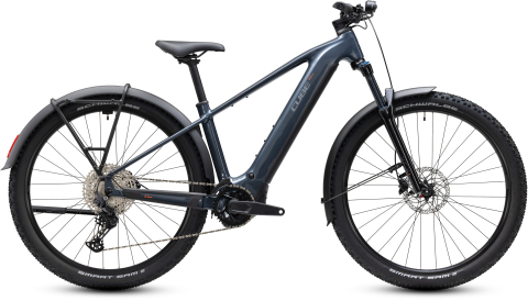 Biciclete - BICICLETA ELECTRICA CUBE REACTION HYBRID ONE 720  FE OOLONGGREY REFLEX 2027 cadru XL (22") - roti 29