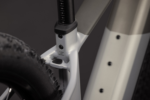 BICICLETA ELECTRICA CUBE REACTION HYBRID ONE 720  PEARLSILVER CHROME 2027 cadru S (16") - roti 27.5 [3]