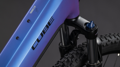 BICICLETA ELECTRICA CUBE REACTION HYBRID ONE 800 EASY ENTRY BLUEIRIS REFLECT 2026 cadru M (18") - roti 29 [1]