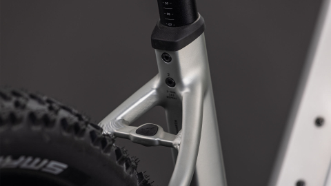 BICICLETA ELECTRICA CUBE REACTION HYBRID ONE 800 EASY ENTRY SLEEKGREY PRISM 2026 cadru S (16") - roti 27.5 [3]