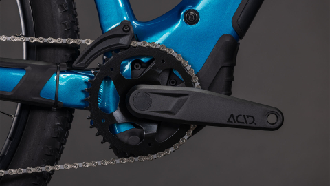 BICICLETA ELECTRICA CUBE REACTION HYBRID PERFORMANCE 600 ELECTRICBLUE DAZZLE 2026 cadru S (16") - roti 27.5 [4]
