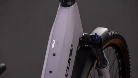 BICICLETA ELECTRICA CUBE REACTION HYBRID PERFORMANCE 600 FE EASY ENTRY PLUMGREY BLACK 2026 cadru M (18") - roti 29 [1]