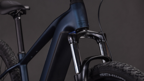 BICICLETA ELECTRICA CUBE REACTION HYBRID PERFORMANCE 600 INDIGOBLUE REFLEX 2026 cadru M (18") - roti 29 [2]
