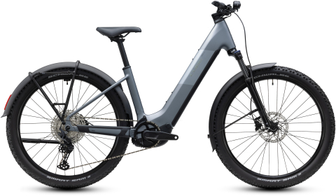 Biciclete - BICICLETA ELECTRICA CUBE REACTION HYBRID PERFORMANCE 720 FE EASY ENTRY ASHGREY PRISM 2027 M