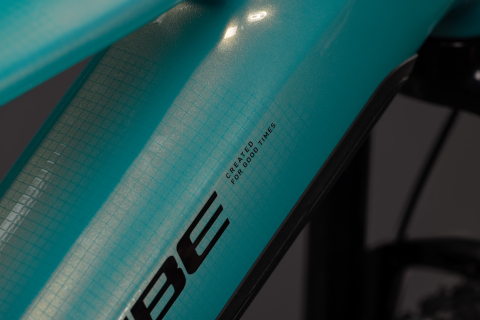 BICICLETA ELECTRICA CUBE REACTION HYBRID PERFORMANCE 720 MALDIVIAN BLACK 2027 cadru S (16") - roti 27.5 [4]