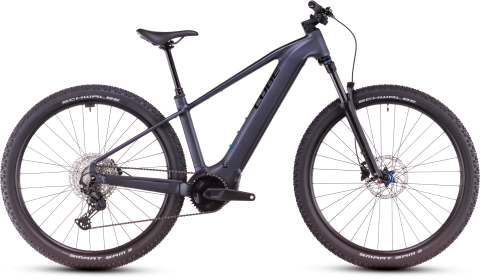 Biciclete - BICICLETA ELECTRICA CUBE REACTION HYBRID PRO 600 METALLICGREY BLACK 2025 cadru L (19") - roti 29