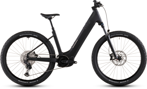 BICICLETA ELECTRICA CUBE REACTION HYBRID PRO 800 EASY ENTRY BLACKLINE 2026 cadru S (16") - roti 27.5 [1]