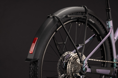 BICICLETA ELECTRICA CUBE REACTION HYBRID PRO 800 FE TRAPEZE POLARLIGHT BLACK 2027 cadru L (20") - roti 29 [4]