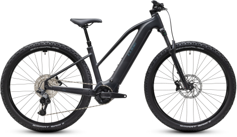 Biciclete - BICICLETA ELECTRICA CUBE REACTION HYBRID PRO 800 TRAPEZE SILVERDUST PRISM 2027 cadru M (18") - roti 29
