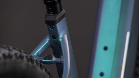 BICICLETA ELECTRICA CUBE REACTION HYBRID RACE 800 EASY ENTRY POLARLIGHT PRISM 2026 cadru S (16") - roti 27.5 [3]