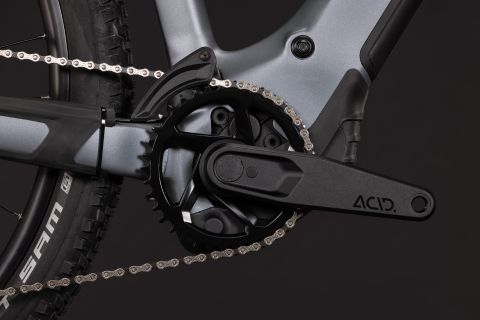 BICICLETA ELECTRICA CUBE REACTION HYBRID RACE 800 SLABGREY CHROME 2027 cadru M (18") - roti 29 [4]