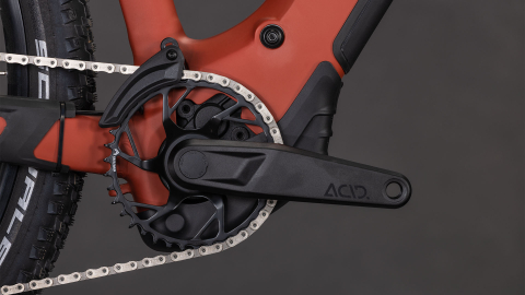 BICICLETA ELECTRICA CUBE REACTION HYBRID RACE 800 TRAPEZE AMBER BLACK 2026 cadru M (18") - roti 29 [1]